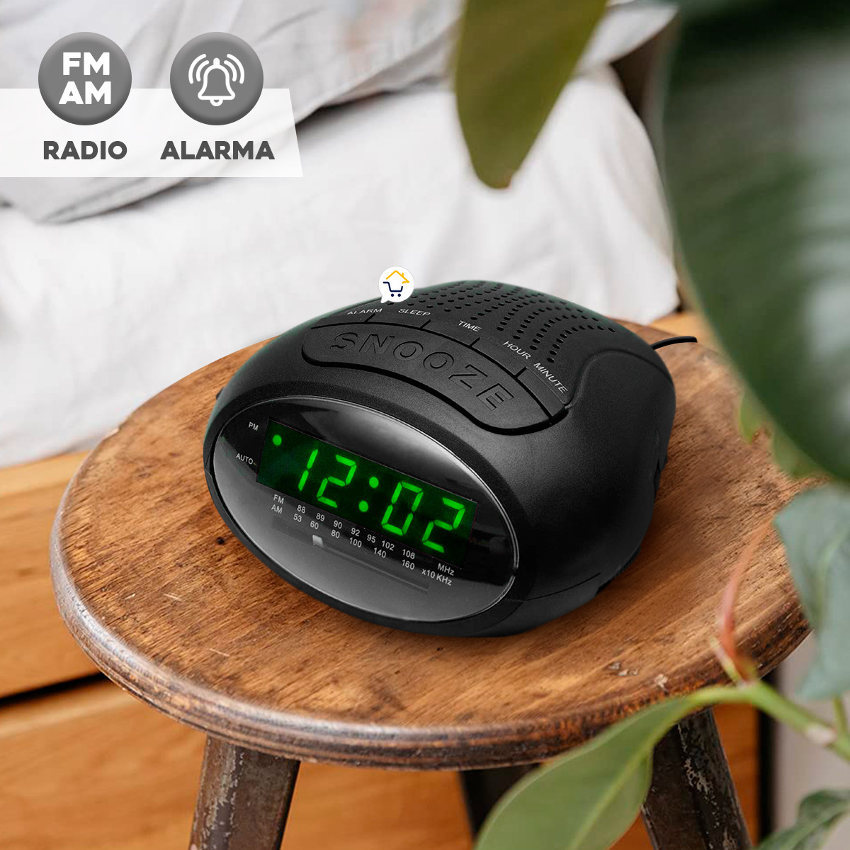 Miniatura 6 de Radio Reloj Digital Despertador VSRC758